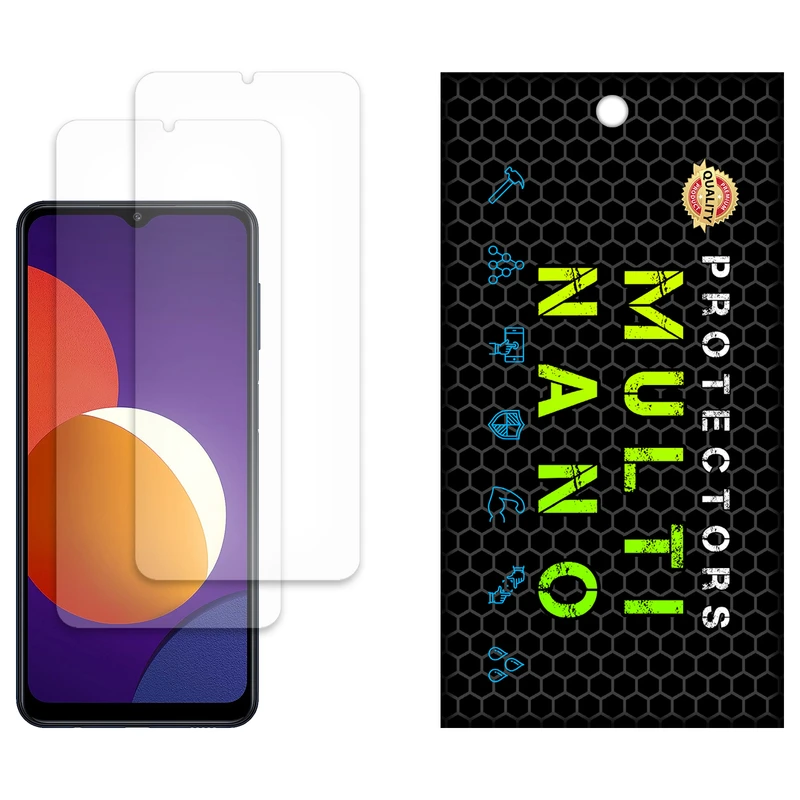 محافظ صفحه نمایش مات مولتی نانو مدل X-S2M مناسب برای گوشی موبایل سامسونگ Galaxy M12 بسته دو عددی