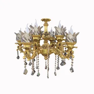 لوستر سپاهان سقف آرا  12 شعله مدل پارمیس کد 6MC112 