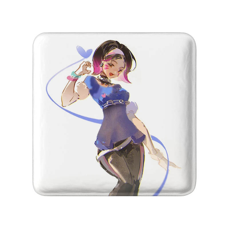 مگنت خندالو طرح بازی اورواچ (Overwatch) مدل مربعی کد 31608