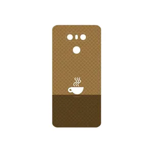MAHOOT Minimal Cup of Coffee Icon Cover Sticker for LG G6