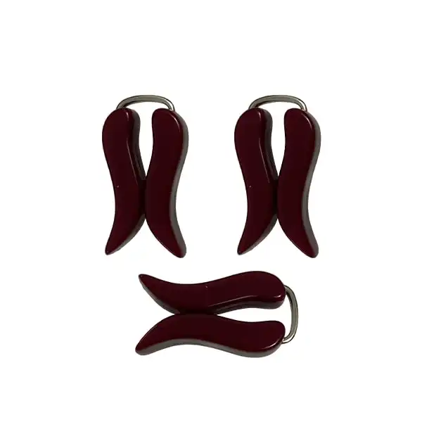 گیره روسری زنانه طرح لاله بسته 3 عددی