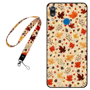 Megafone Fall 0017 Cover For Huawei Y7 Prime 2019 / Y7 2019 Mobile Neckband