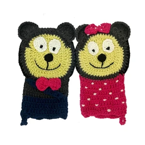 لیف حمام کودک مدل میکی و مینی ماوس مجموعه 2 عددی