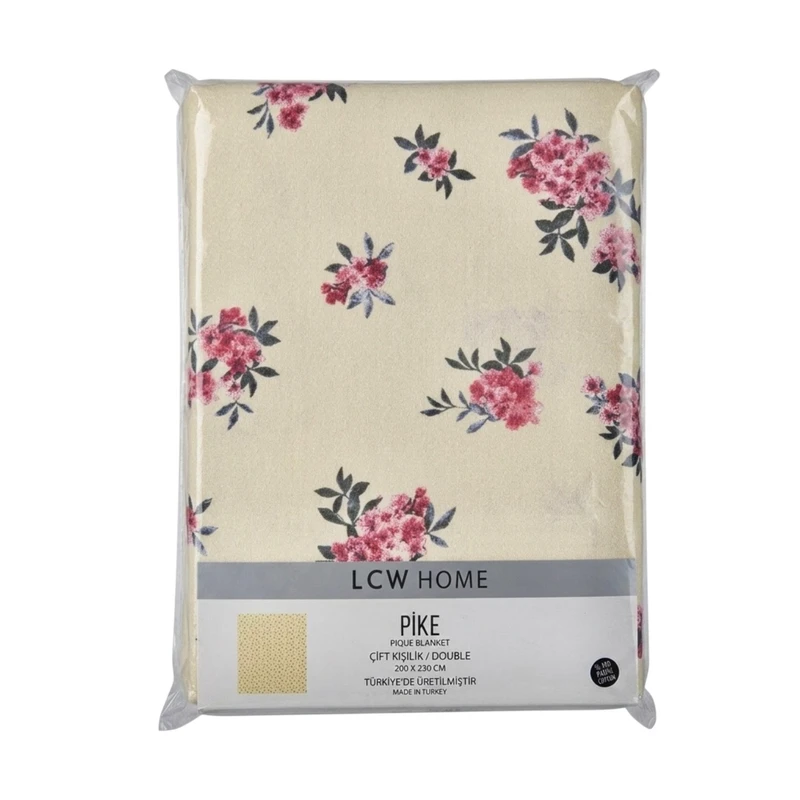 روتختی دو نفره ال سی دابلیو هوم مدل Flowers سایز 230x200 سانتی‌متر