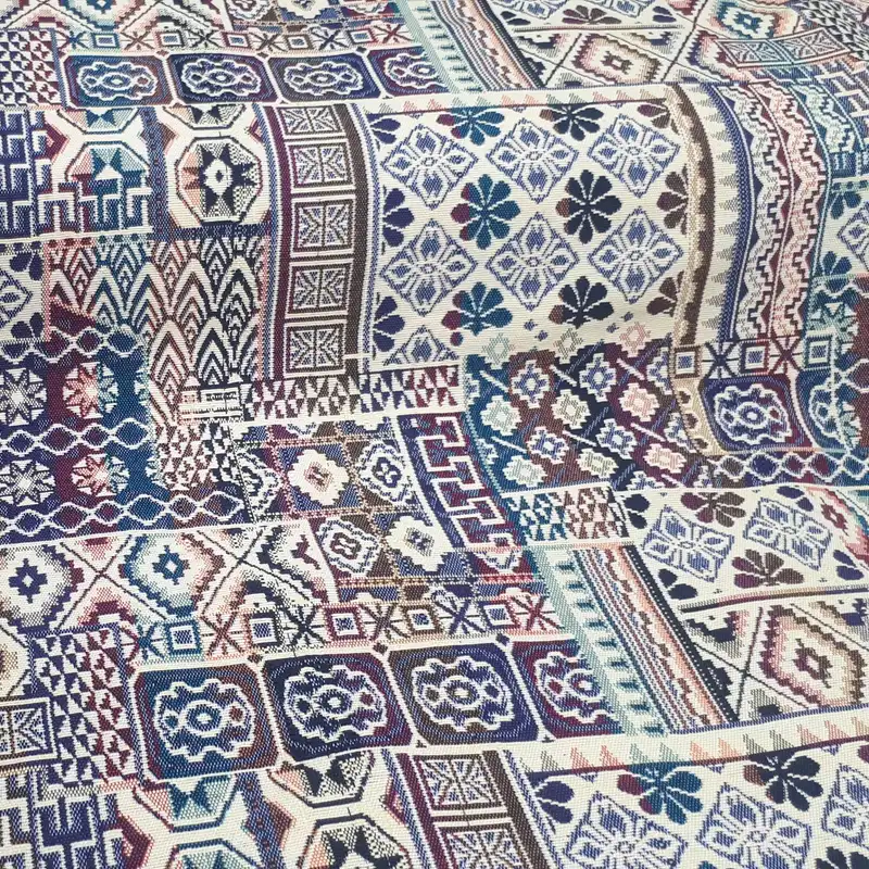 پارچه روفرشی مدل جاجیم سنتی کد 01/10