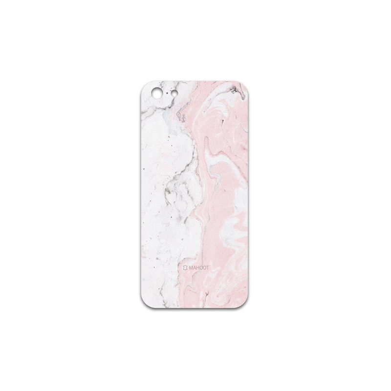 برچسب پوششی ماهوت مدل Blanco-Pink-Marble مناسب برای گوشی موبایل اپل iPhone 5