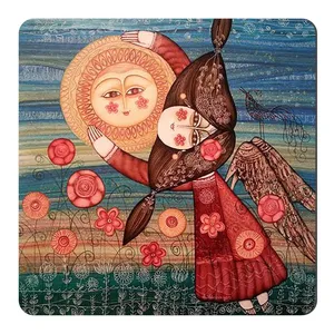 مگنت طرح دختر و آفتاب کد wmg219