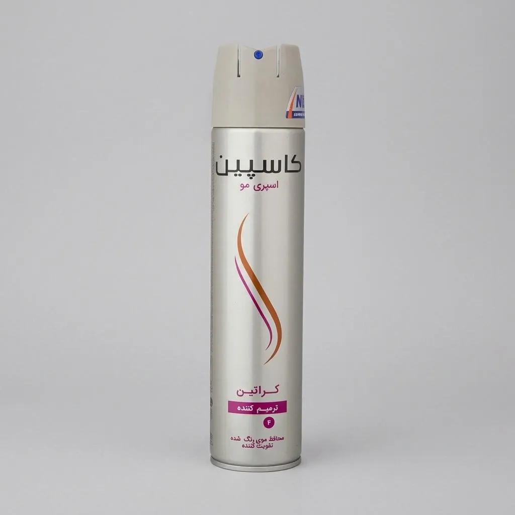 اسپری حالت دهنده مو کاسپین مدل Keratin حجم 250 میلی لیتر