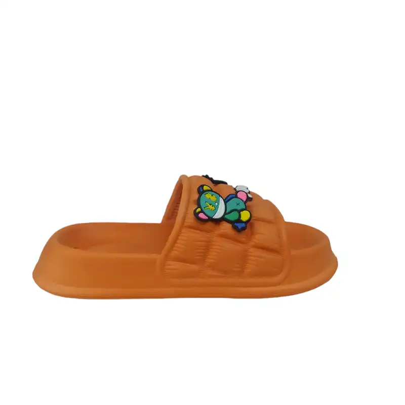 دمپایی زنانه مدل DZ106 EST استیکردار رنگ نارنجی