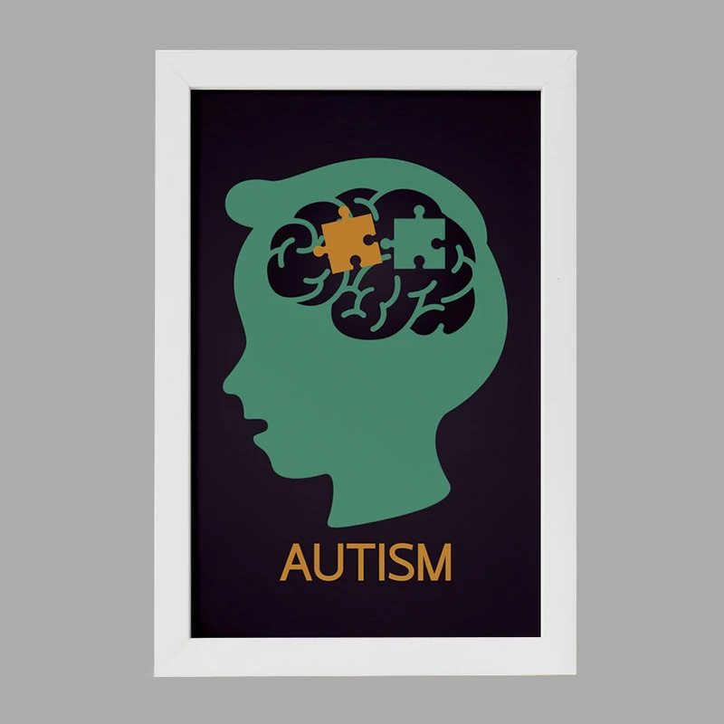 تابلو خندالو مدل اتیسم Autism کد 26740