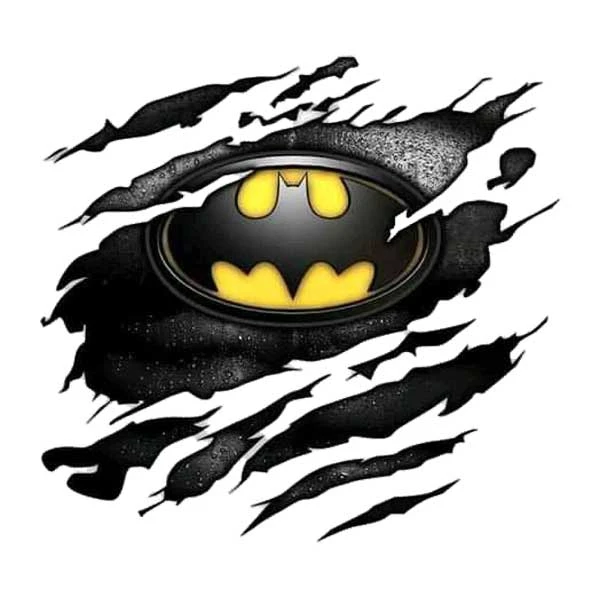 استیکر پارچه و لباس پاد آفرین مدل بتمن Batman کد 449