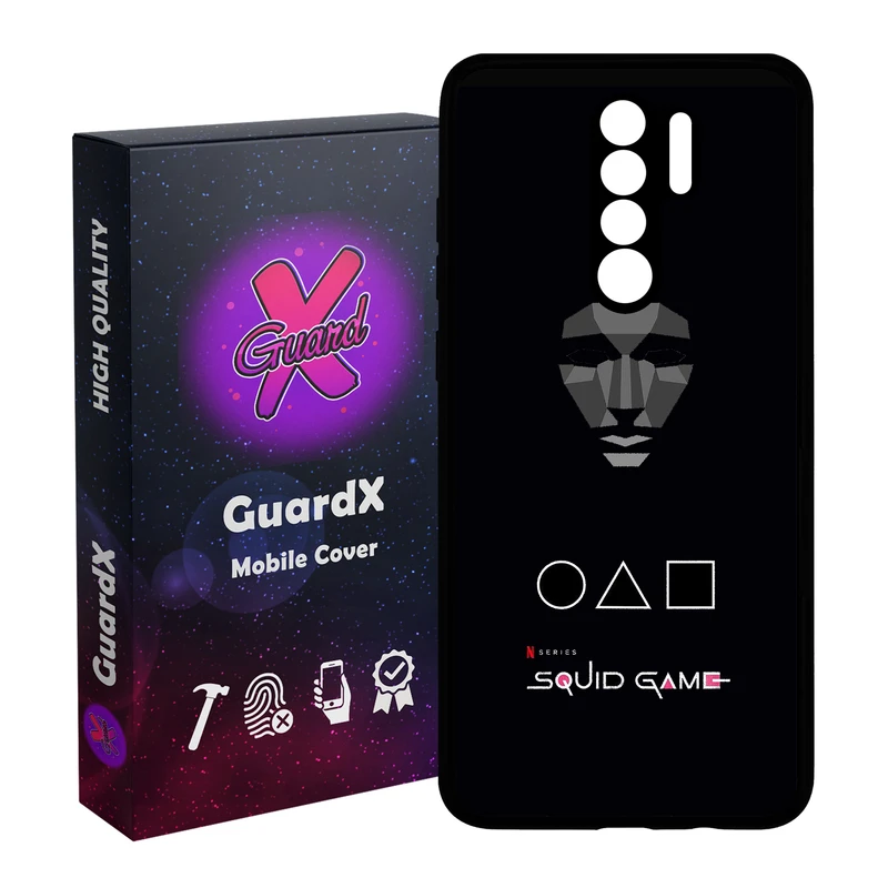 کاور گارد ایکس طرح بازی مرکب مدل Glass10408 مناسب برای گوشی موبایل شیائومی Redmi 9 / 9 Prime