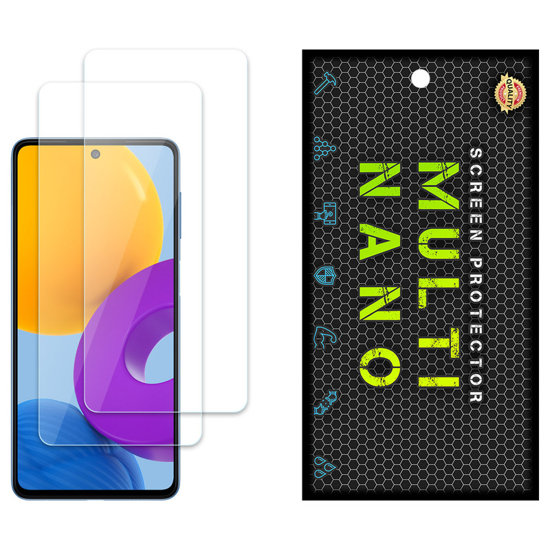 محافظ صفحه نمایش مولتی نانو مدل X-S2N مناسب برای گوشی موبایل سامسونگ Galaxy M52 بسته دو عددی