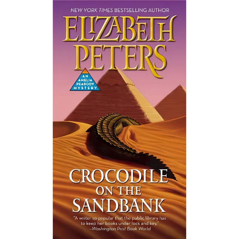 کتاب Crocodile on the Sandbank اثر Elizabeth Peters انتشارات Grand Central Publishing