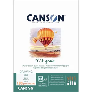 مقوا سیاه قلم کانسون مدل C à grain کد 180gsm سایز 29.7 × 21 سانتی متر بسته 60 عددی
