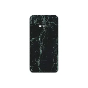 MAHOOT  Graphite-Green-Marble Cover Sticker for HTC One M7
