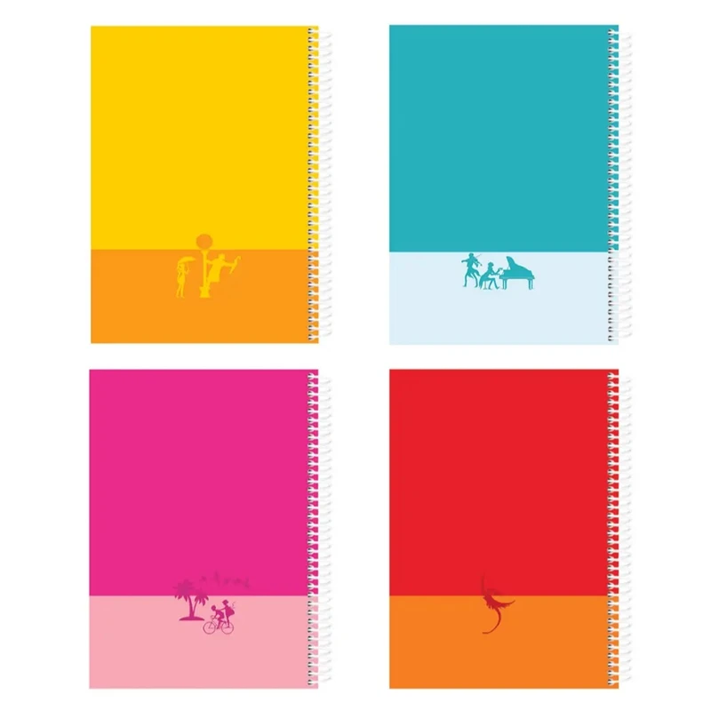 دفتر مشق 50 برگ مدل دانشمند مجموعه 4 عددی