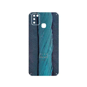 MAHOOT Turquoise feathers Cover Sticker for Infinix Smart 6 X657B