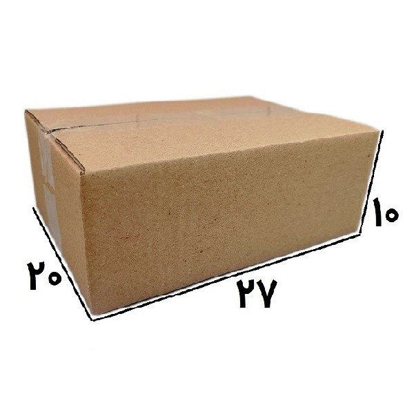 جعبه بسته بندی مدل کتابی کد S74 بسته 10 عددی