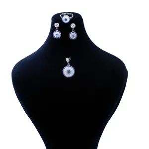 نیم ست نقره زنانه مدل GTA-142