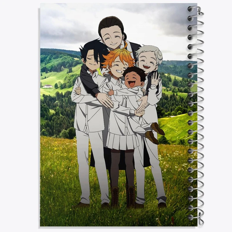 دفتر مشق 100 برگ خندالو طرح انیمه ناکجاآباد موعود کد 12728