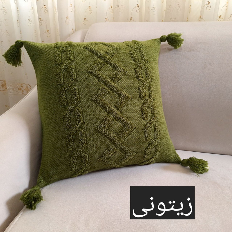 کاور کوسن مدل پانچدوزی ایران سایز 40×40 سانتی متر