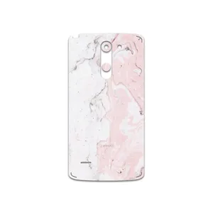 MAHOOT  Blanco-Pink-Marble Cover Sticker for LG G3 Stylus
