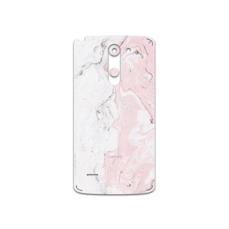 برچسب پوششی ماهوت مدل Blanco-Pink-Marble مناسب برای گوشی موبایل ال جی G3 Stylus