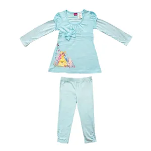 ست تونیک و شلوار دخترانه دیزنی مدل پرنسس کد 0265