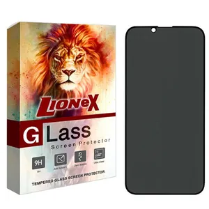 محافظ صفحه نمایش حریم شخصی لایونکس مدل PFLI مناسب برای گوشی موبایل اپل iPhone 13
