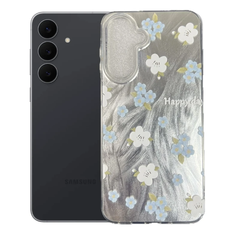 کاور طرح شکوفه باران مناسب برای گوشی موبایل سامسونگ Galaxy S25 FE