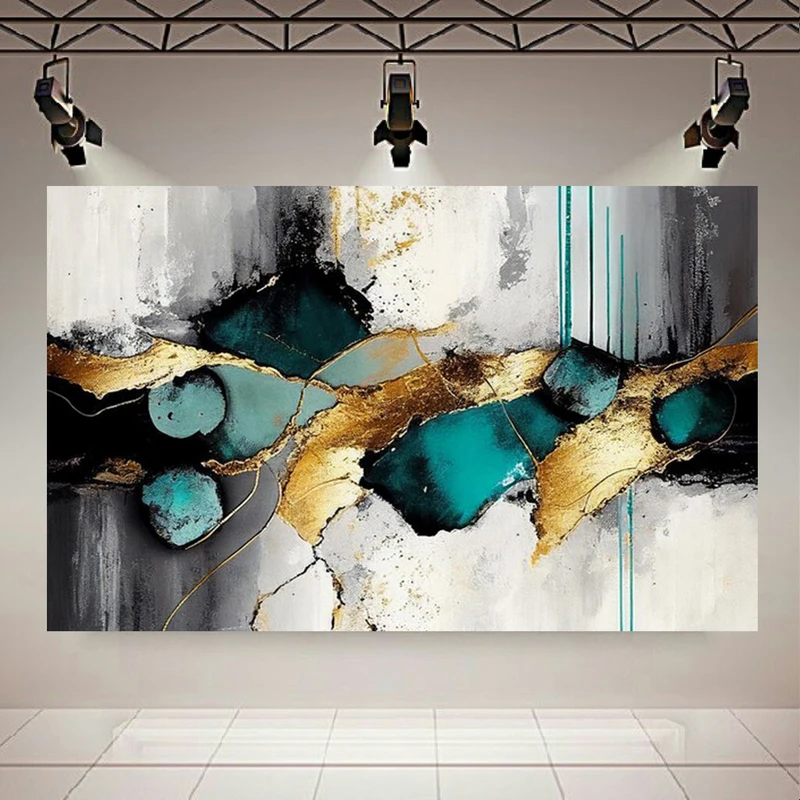 پوستر طرح بافت‌های هنری مدل جلوه های طلایی کد PD20667