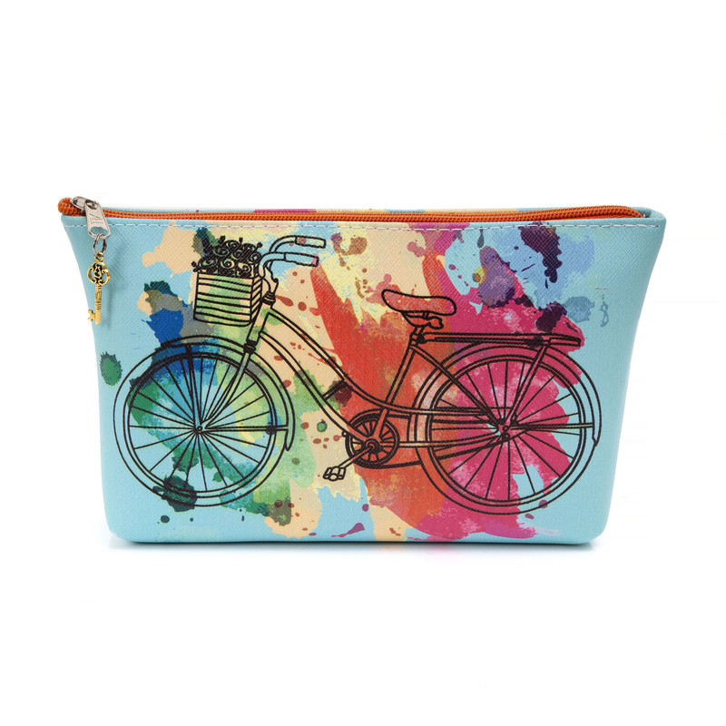 کیف لوازم آرایش زنانه مدل دوچرخه کد IDM 374