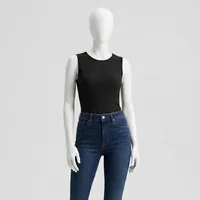 تاپ زنانه مدل یقه گرد کبریتی C200