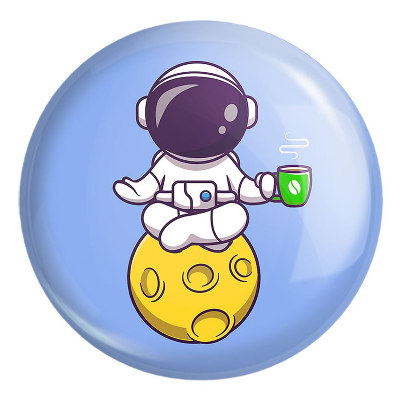 پیکسل خندالو طرح فضانورد کد 25096 مدل بزرگ