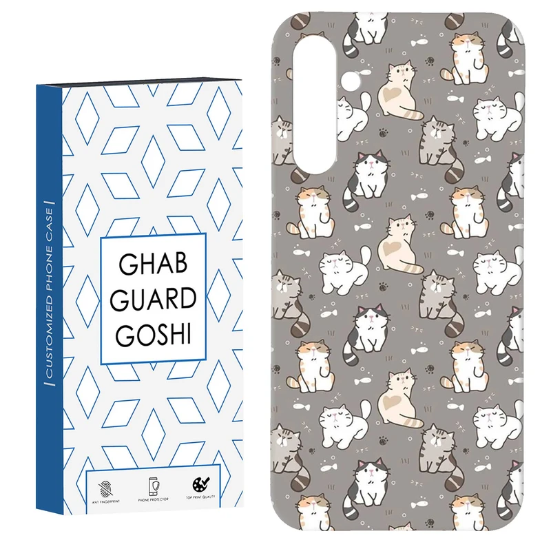 کاور قاب گارد گوشی طرح گربه کد Dimo-403 مناسب برای گوشی موبایل سامسونگ Galaxy S23 Fe