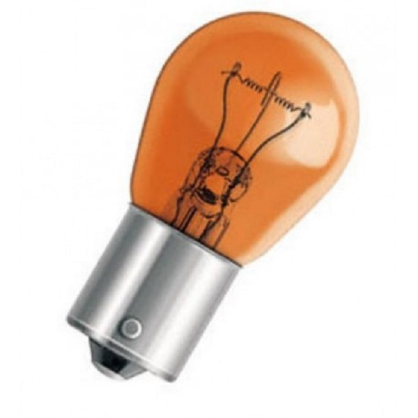 لامپ هالوژن راهنمای خودرو پراد کد 12V/PY21W.BAU15SORANGE بسته 10 عددی