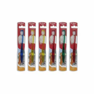 مسواک کودک دکتر ایست مدل زرافه مجموعه ۶ عددی