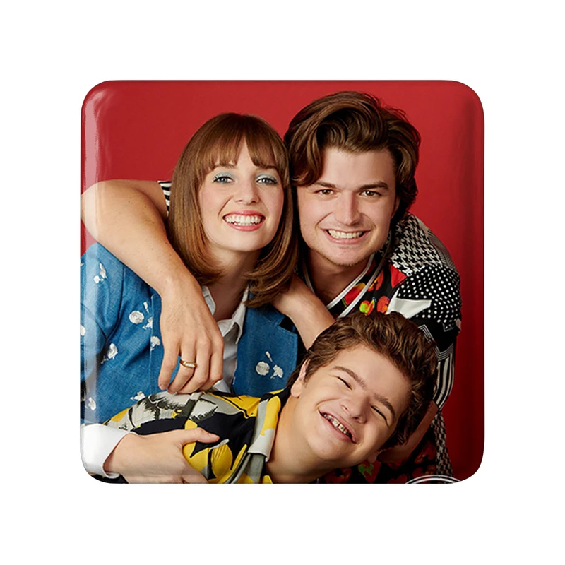مگنت خندالو طرح سریال استرنجر تینگز Stranger Things  مدل مربعی کد 19320