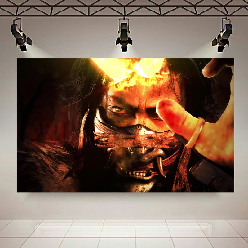 تابلو بوم طرح گیم مدل Nioh کد AR2576