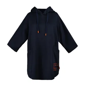 هودی زنانه جوتی جینز مدل کرکی کد 20258 رنگ سرمه‌ای