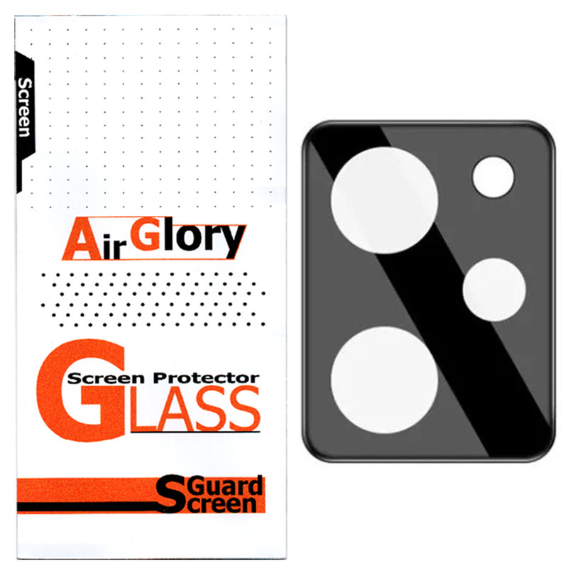 محافظ لنز دوربین شیشه ای ایرگلوری مدل سه بعدی مناسب برای گوشی موبایل شیائومی Poco X5 Pro