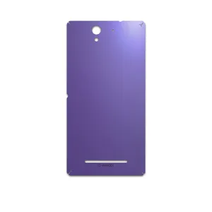 MAHOOT Matte-BlueBerry Cover Sticker for Sony Xperia C3 Dual