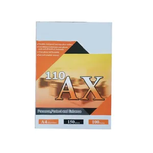 طلق پرس آ ایکس 110 براق مدل 150میکرون سایز A4 بسته 100عددی 