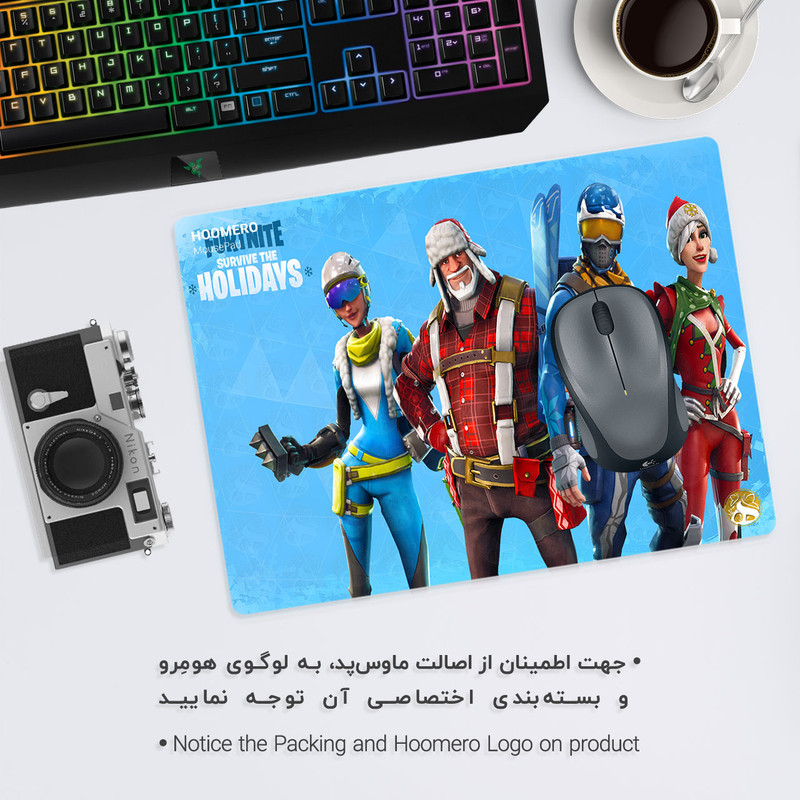 ماوس پد هومرو طرح فورتنایت مدل A1433 1