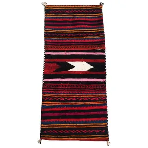 خورجین گلیم دستبافت یک متری مدل ترکمن کد 828