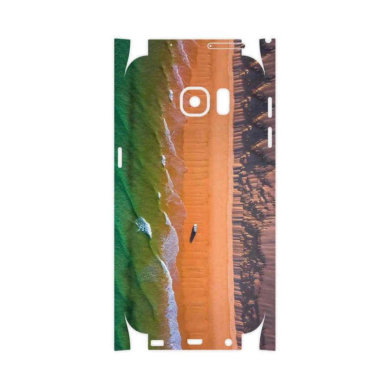 برچسب پوششی ماهوت مدل Beach and Green Sea-FullSkin مناسب برای گوشی موبایل سامسونگ Galaxy S7