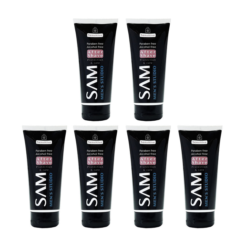 لوسیون افترشیو سام مدل sensitive حجم 200 میلی لیتر مجموعه 6 عددی