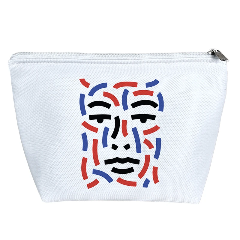 کیف لوازم آرایش دخترانه خندالو مدل پرتره خطی کد 7123