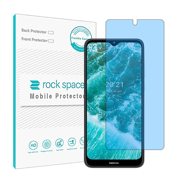 محافظ صفحه نمایش ضد اشعه آبی راک اسپیس مدل HyBLU مناسب برای گوشی موبایل نوکیا C30